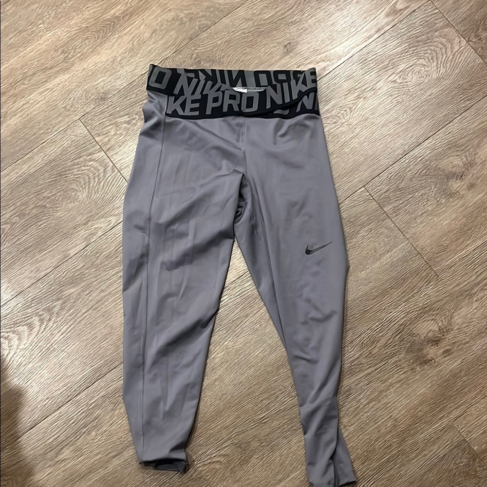 Nike Pro Kids Grey Bottoms